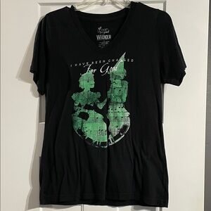 Wicked Black T-Shirt with Green Graphic